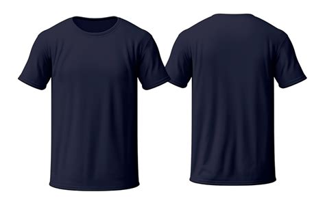 navy blue t shirt mockup.